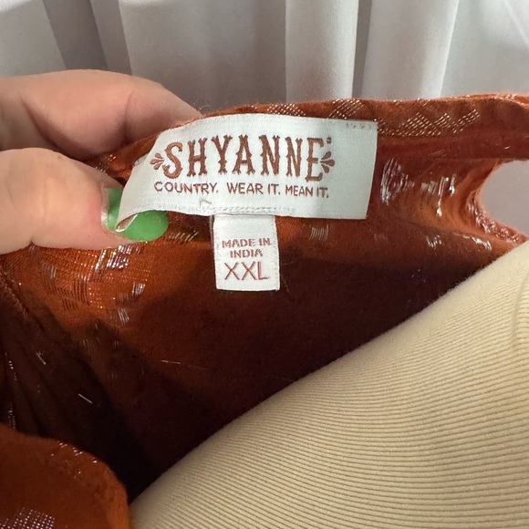 Shyanne Metallic Copper and Silver Sleeveless Dress - Picture 2 of 3